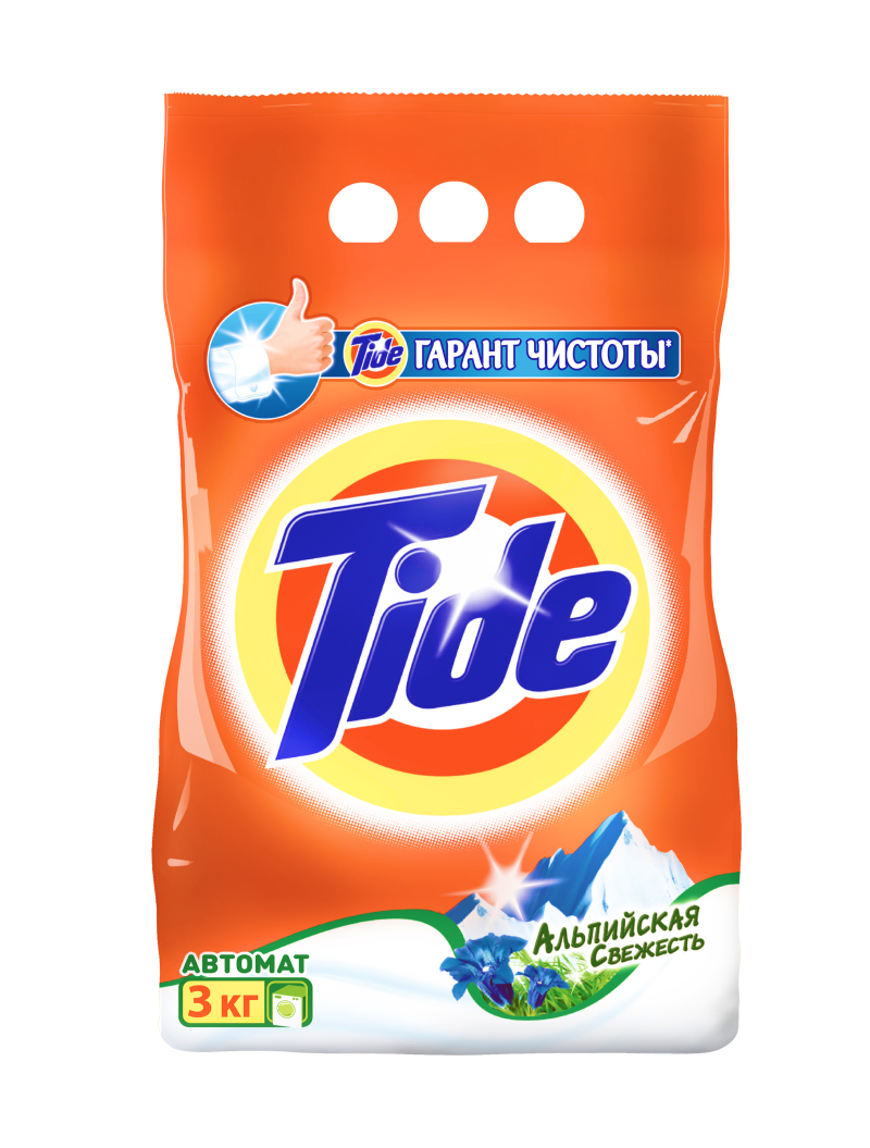 Tide Альпийская свежесть стиральный порошок автомат 3 кг