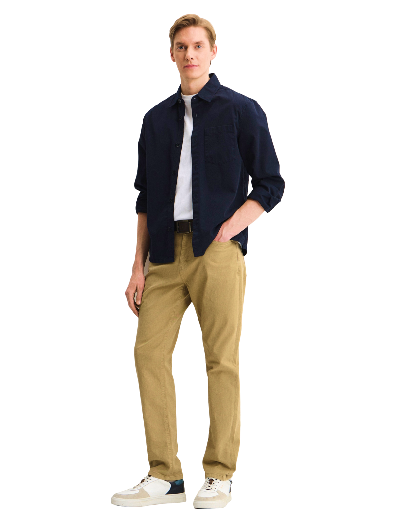 Брюки чинос прямого кроя