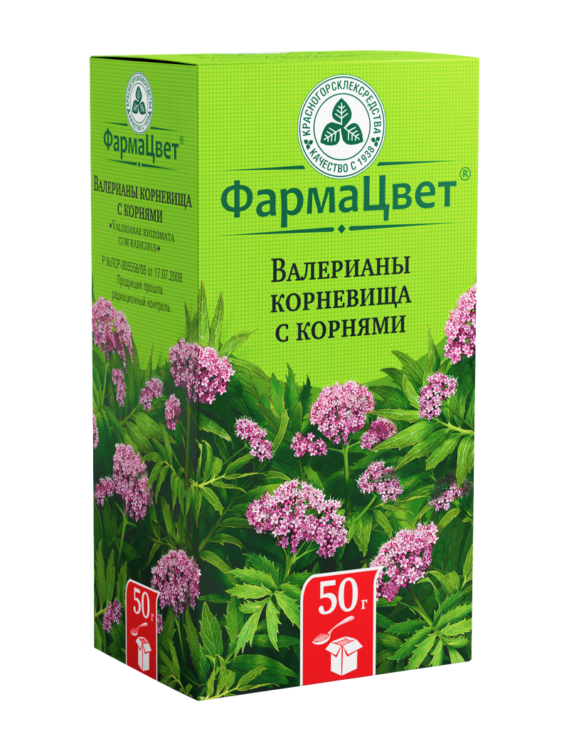 Валерианы корневища с корнями 50 г