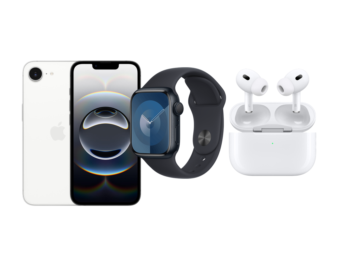 Комплект Apple: iPhone 14, Watch Series 9 и AirPods Pro 2