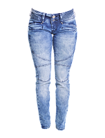 Джинсы женские голубые skinny