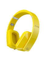 Жёлтые накладные Bluetooth-наушники