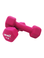 Гантели неопреновые розовые 7 lb