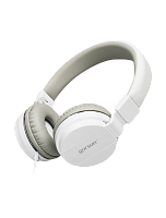 Белые накладные Bluetooth-наушники