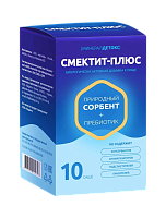 Смектит-Плюс Минералдетокс 10 саше, порошок для воды и дома