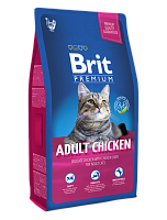 Сухой корм Brit Premium Adult Chicken для кошек
